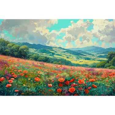Flower Field Canvas
